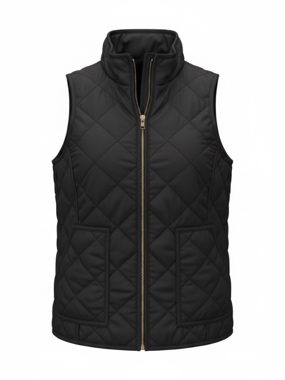 Girls J Khaki Quilted Vest
